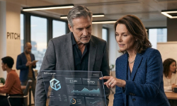 Foto einer Unternehmerin oder eines Unternehmers